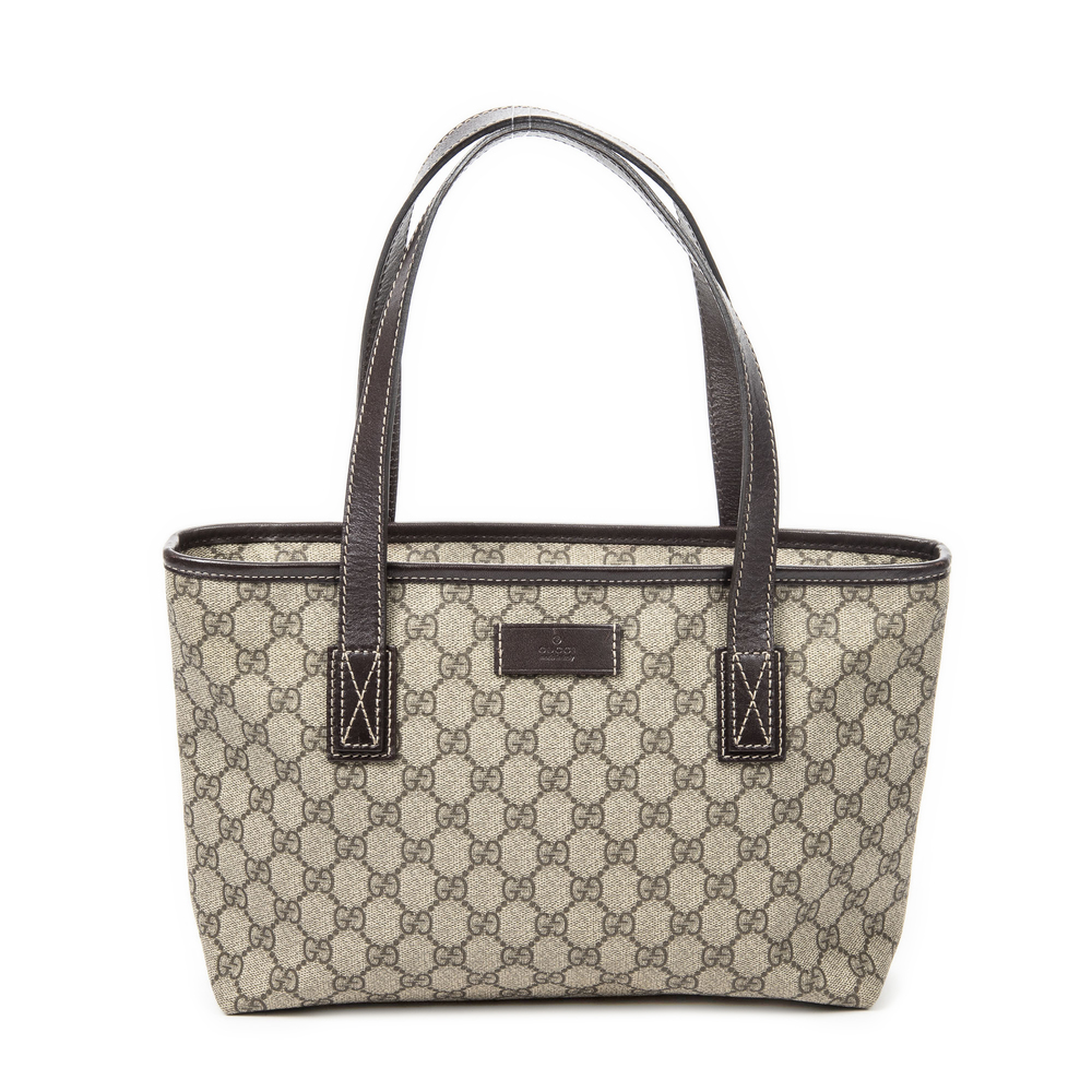 Gucci Cream and Brown Shoulder Bag